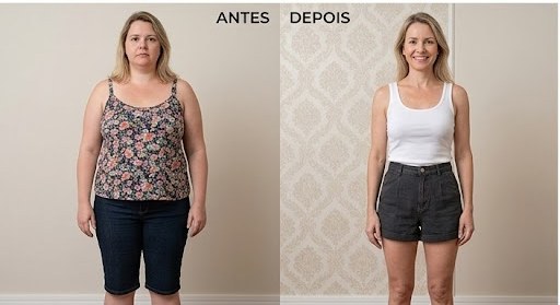 Antes e depois de Cristiane B.