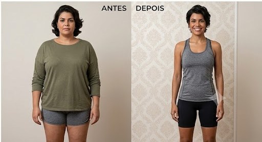 Antes e depois de Débora R.